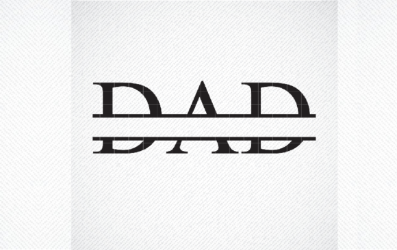 Download Dad Split Monogram SVG Graphic - Svg graphic Collection