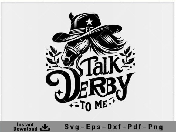 Download Talk Derby to Me Horse Svg Graphic File - Premium Bundle