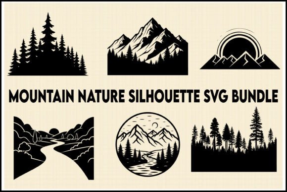 Download Mountain Nature SVG Bundle - Nature svg Collection