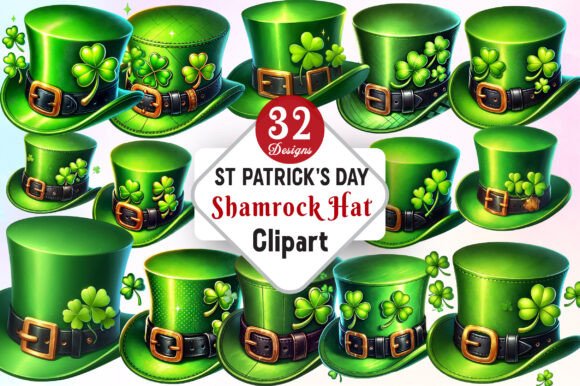 Download Shamrock Hat St Patricks Day Clipart - Shamrock Collection
