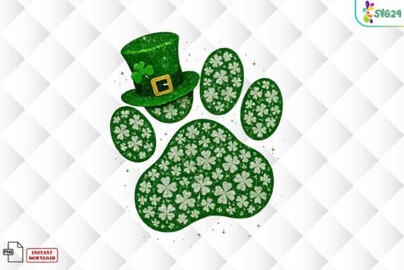 Download St Patrick Shamrock Paw PNG - Premium Resources