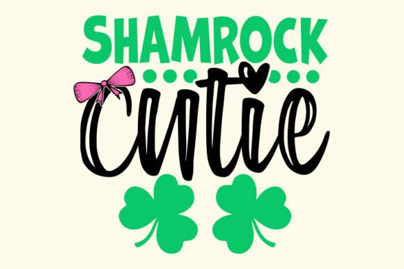 Download Retro St. Patrick's Day, Shamrock Cutie - Shamrock Collection