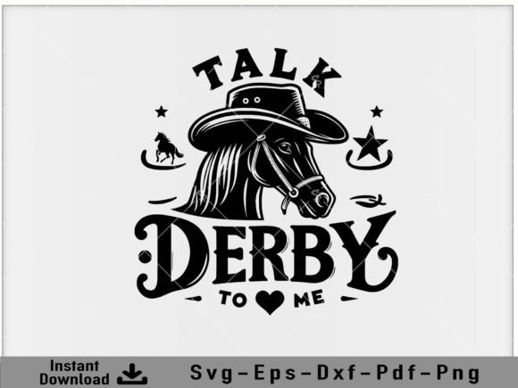 Download Talk Derby to Me Horse Svg Graphic File - Premium Bundle