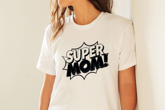 Download Super Mom Comic Style SVG Graphic - Premium Resources